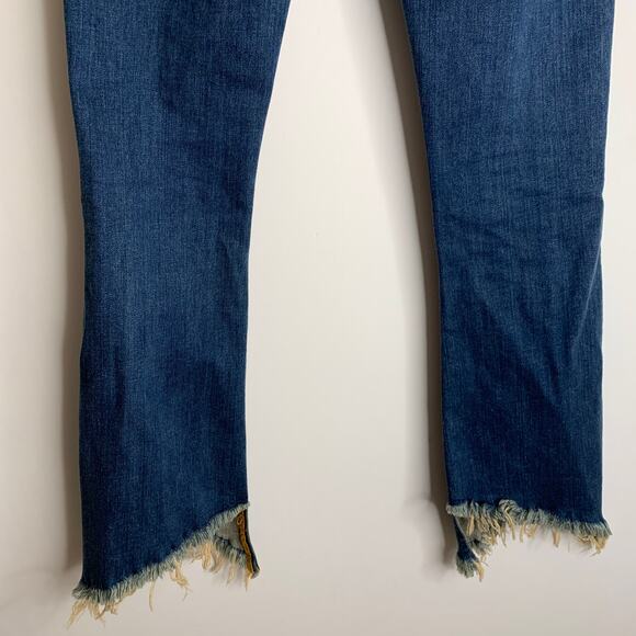 Veronica Beard Danni High-Rise-Kick-Flare Blue Jean Apollo Womens 25/0 - Picture 11 of 16